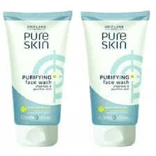 Pack 2 Limpiadora Facial Pure Skin De Oriflame 150 Ml