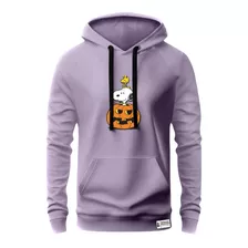 Moletom Canguru Snoopy Mania Blusa De Frio Com Capuz E Bolso