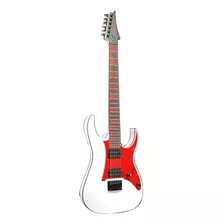 Guitarra Eléctrica Ibanez Rg Gio Grg131dx De Álamo White Con Diapasón De Amaranto