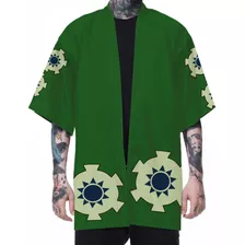 Capa Kimono Cosplay One Piece Roronoa Zoro Manto 