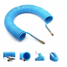 Mangueira Pneumatica Espiral Nylon Rosca Macho 1/4 - 15 Mts 