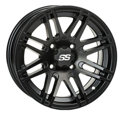 Juego 4 Rines Itp Ss316 Black 4/110 12'' Honda Rancher 420 Foto 3