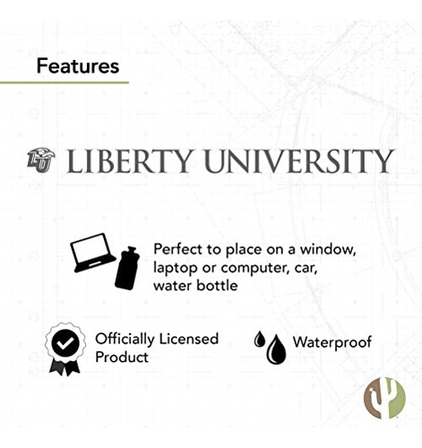 Liberty University Flames Name Logo Vinyl Decal Laptop ... Foto 4