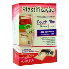 Plastico Para Plastificacao Pouch Film A4 220x307 (0,07)/50