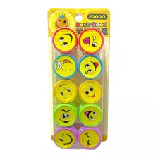 Set 10 Timbres Sellos Infantiles Caritas Motivacion Sonrisas Color Del Exterior Surtido