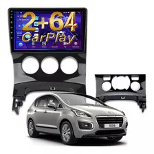 Central Multimidia Peugeot 3008 Android 64gb Carplay Qled