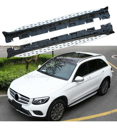 Set De Estribos Mercedes Benz Glc250 Glc300 Glc43 2016-2020 Foto 2