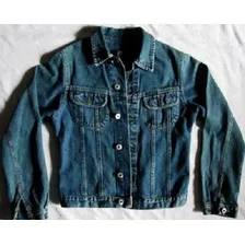 Campera Jean Motor Oil, Talle 14, Impecable
