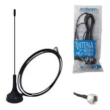 Antena Digital Interna Vh F, Uhf, Dtv E Hdtv, Base Imã, Cabo