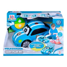 Auto Burago Junior Volkswagen Easy Play Rc Col Luz Y Sonido 