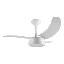 Ventilador De Teto 127v Búzios Max Led 3 Pás Silencioso Tron Estrutura Branco Pás Branco Diâmetro 1000 Mm Frequência 60 Material Das Pás San