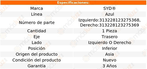 (1) Horquilla Trasera Izq O Der Inf Xl-7 07/09 Lnea Azul Foto 3