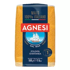 Polenta Instantânea 500g Agnesi - Importada Da Itália