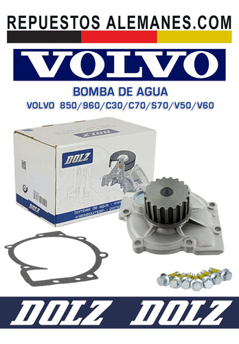 Bomba De Agua Volvo 850 960 C30 C70 S70 V50 V60 Foto 3