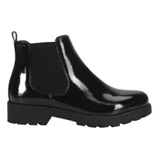 Bota Moto Bn/bc Chelsea Tierra Bendita Negro Para Mujer 1201