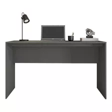 Mesa Para Computador Escritório 135 Cm Cubic Cinza Caemmun Cor Preto