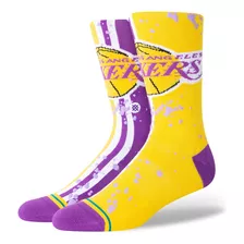 Medias Stance X Nba Lakers Overspray Crew Socks