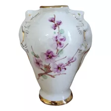 Jarron Ceramica Oriental Pintado A Mano