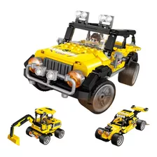 Brinquedos Criativos De Montagem Educativos 3 Em 1 Da Jeep