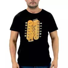 Remera Manga Corta U Clavijas Guitar Fender | Moha [1122370]