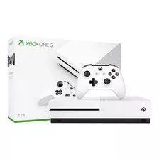 Xbox One S 1 Tb 4k Com Leitor De Discos Bivolt Garantia + Nf