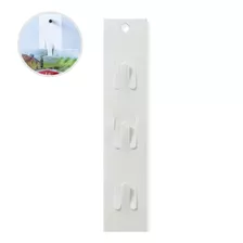 Fita Cross Clip Strip Branco 12 Ganchos 100 Unidades - 560mm