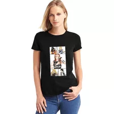 Remera Guns N Roses Comic Mujer Algodon Premium Lite Rock