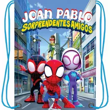 25pz Morralitos Dulceros Personalizados- Spidey 