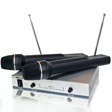 2 Microfonos Inalambrico De Mano Vhf Karaoke Srw-70