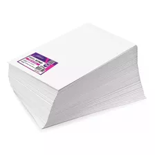 500 Hojas De Papel 6 Bond Blanco 106gr Tamaño A6 Agenda