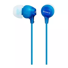Auriculares In Ear Sony De 9mm Internos Mdr-ex15lp Color Azul