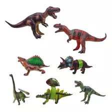 Dinossauro Macio Grande Borracha Soft Brinquedo Som Boneco