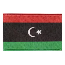Patch Sublimado Bandeira Líbia 8,0x5,5 Bordado