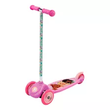 Patinete Barbie Rosa Infantil Com 3 Rodas Fun Original