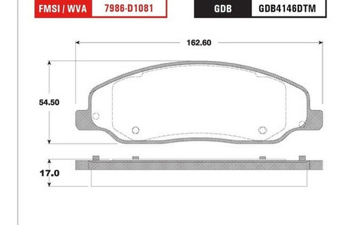 Balata Delantera Ceramica Trw Ford Mustang Gt 4.0 2005 Foto 2