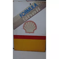 Letrero Antiguo Shell # 3,franja Bermellón