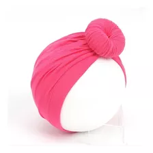 Turbante Dona Para Niña Bebe Unicolor Fashion Moda