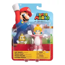 Figura Articulada Cat Peach Super Mario