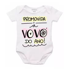  Body Bebê Frases Promovida A Vovó Do Ano F29