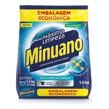 Sabão Em Pó Minuano Embalagem Econômica 1,6kg