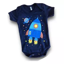 Body Bebê Infantil Astronauta Foguete Body Bebe Nasa