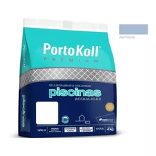 Rejunte Piscina Acqua Flex Portokoll 4kg - Azul Piscina