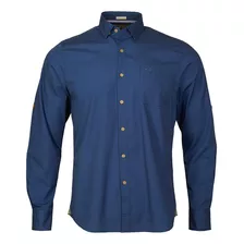 Camisa Algodón Orgánico Hombre Galiton Azul