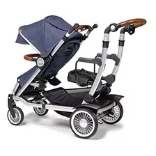 Austlen Baby Co. Entourage Sit+stand Double Stroller In Navy