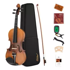 Eastar Juego De Violin De 1/4 Para Principiantes Con Estuche