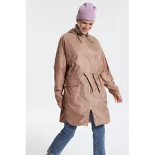 Piloto Impermeable Largo Bag - Beige Mujer System