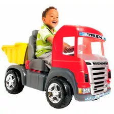 Caminhao Truck Com Pedal Volante Sonorizado Magic Toy