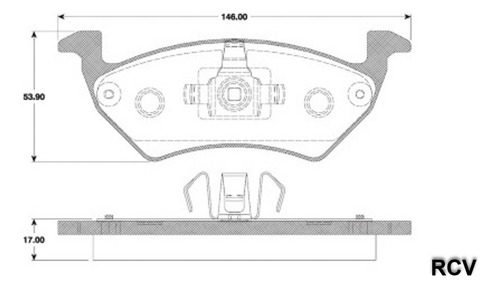Foto de Balatas Disco Delantera Para Volkswagen Gol 2016