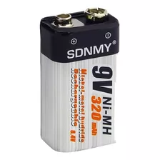 Bateria 9v Recargable 320-mah Sdnmy Blister Alta Capacidad