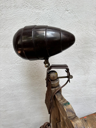 Antigua Lámpara Art Deco Baquelita Eagle Fijable